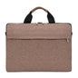 Waterproof Single Shoulder Notebook Bag - 14 Inch Portable & Durable - Brown