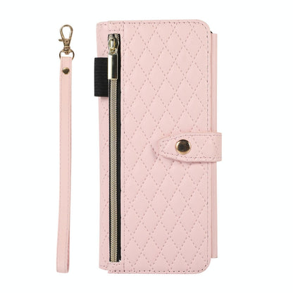 Foldable Diamond Lattice Phone Case for Samsung Galaxy z Fold 4 - Black
