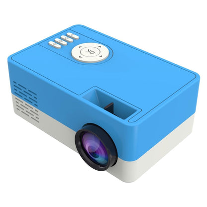 Mini Led Projector With Tripod Mount - Supports Av / Hdmi / Usb / Tf - 1080P Hd - Yellow White