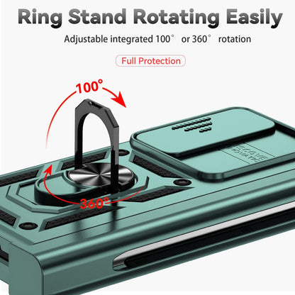 For Samsung Galaxy Z Fold4 5G Secure Sliding Case - Blue