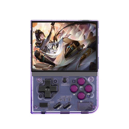 Retro Handheld Game Console With 25K Games - 3.5 Ips Screen - 128G Storage - Transparent Purple - 128Gb 28K Games