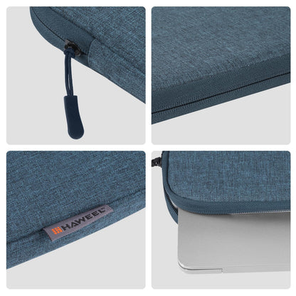 15-16.7 Inch Laptop Briefcase Bag with Zipper for 16 Inch Sleeve - Dark Blue
