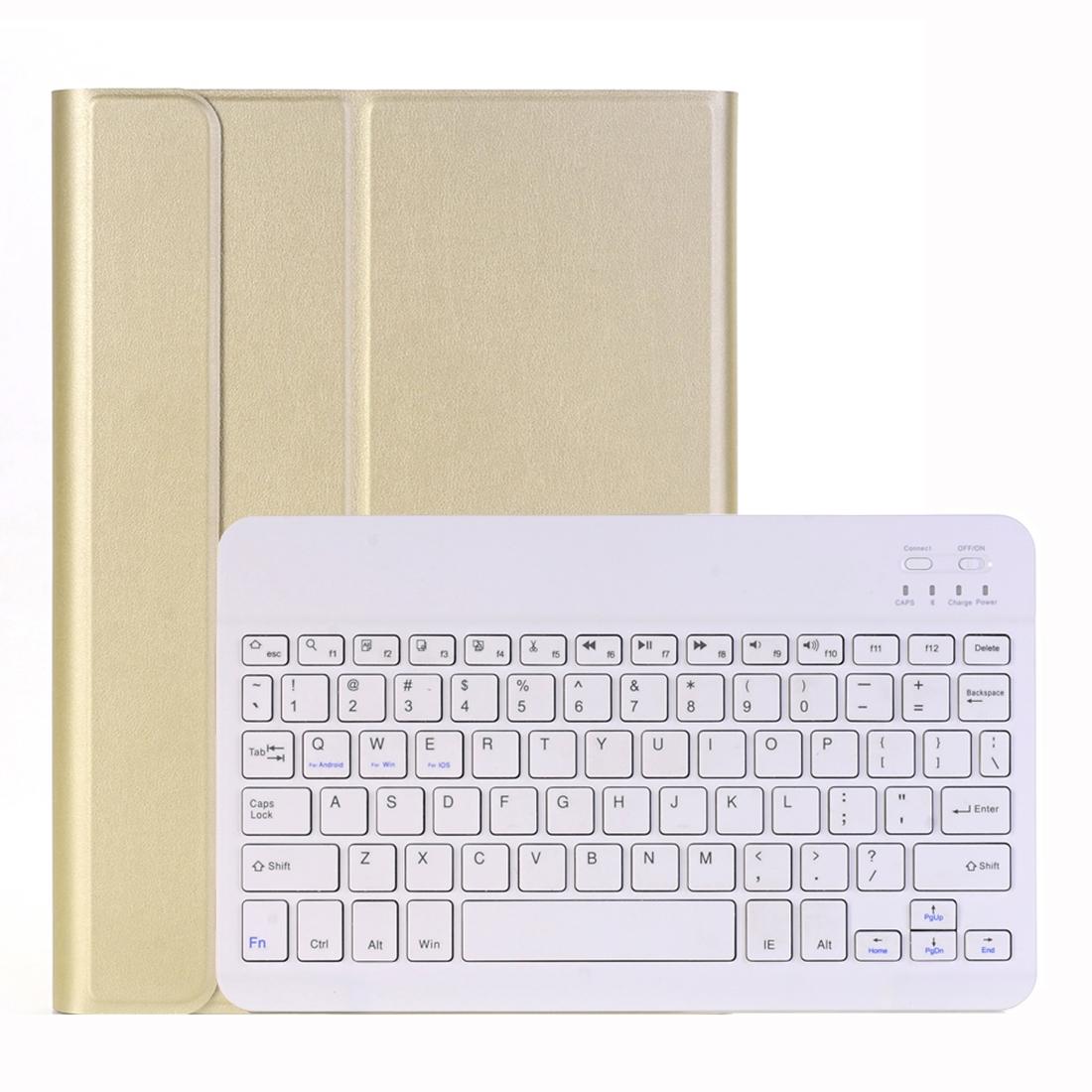 10.2 Ipad Bluetooth Keyboard Case With Stand - Ultra-Thin & Detachable - Dark Blue