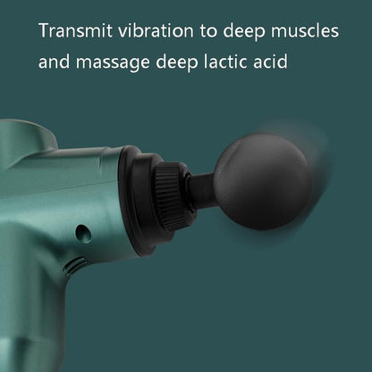 Portable Fascia Massage Gun For Muscle Relaxation - 32 Gears Red