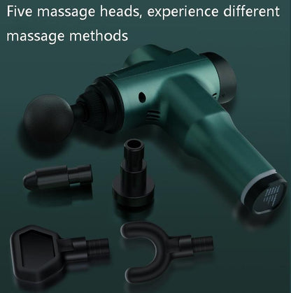 Portable Fascia Massage Gun For Muscle Relaxation - 32 Gears Red