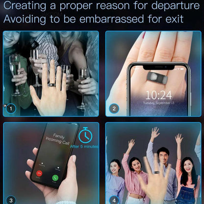 Smart Ring For Apple & Android - Multifunctional Lord Of The Rings - 57.1Mm - Number 12