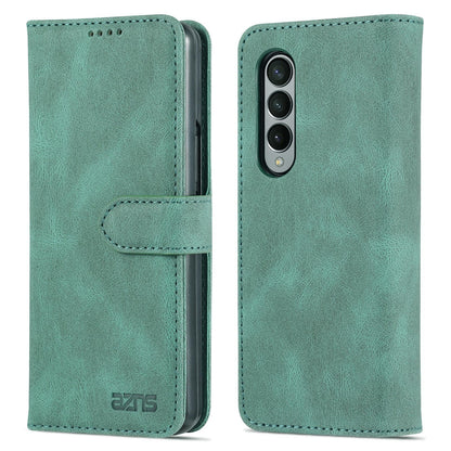 For Samsung Galaxy Z Fold4 5G Horizontal Flip Tpu Phone Case - Coffee