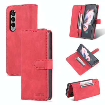 For Samsung Galaxy Z Fold4 5G Horizontal Flip Tpu Phone Case - Coffee