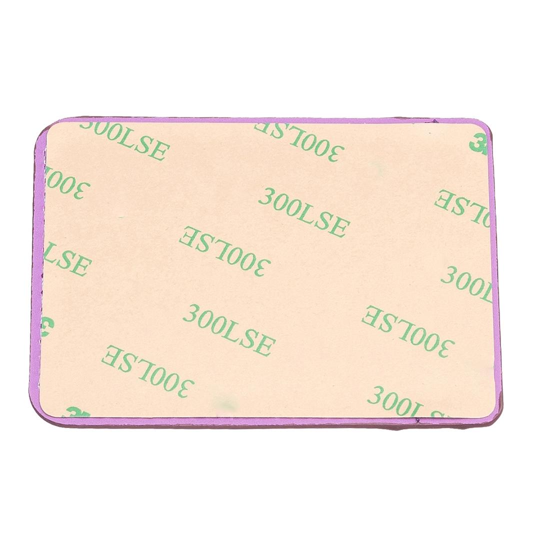 Frosted Card Bag Sticker For Mobile Phones - Purple