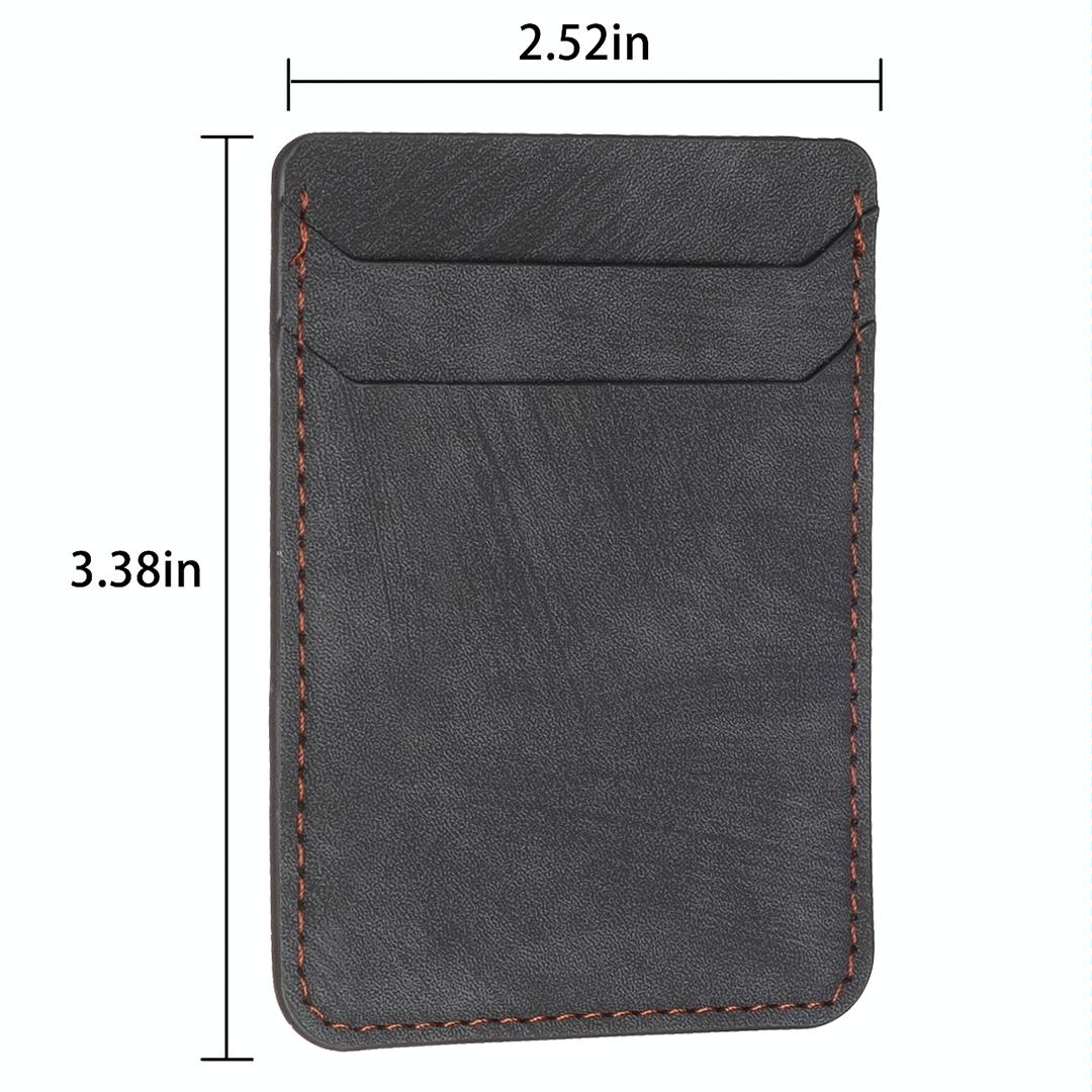 Frosted Card Bag Sticker For Mobile Phones - Purple