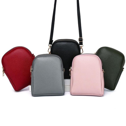 Iitchi Pattern Crossbody Bag For Ladies Fits Cell Phone - Gray