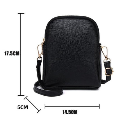 Iitchi Pattern Crossbody Bag For Ladies Fits Cell Phone - Gray
