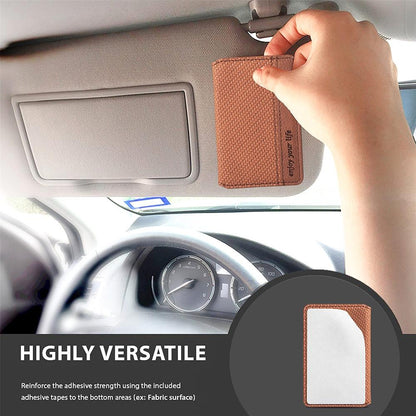 Universal Phone Card Holder With Bracket Multifunctional - Brown