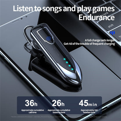 Business Style Bluetooth 5.0 Earphone with Touch Switch - Pink