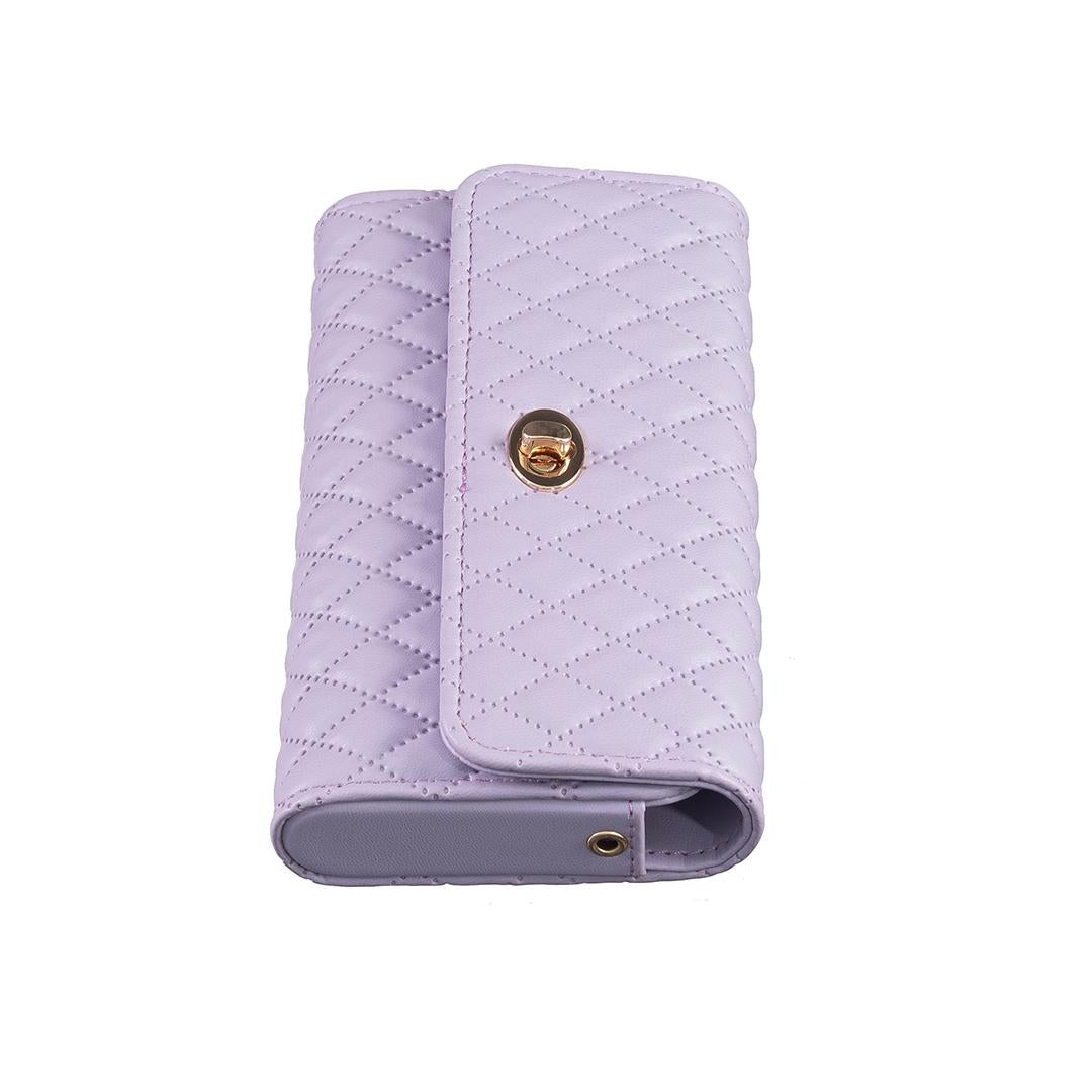 Horizontal Pu Crossbody Shoulder Bag - Pink
