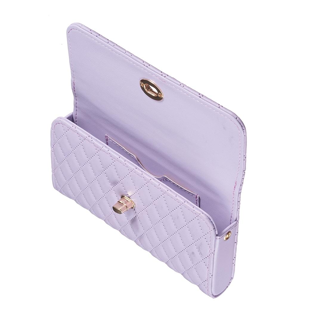 Horizontal Pu Crossbody Shoulder Bag - Pink