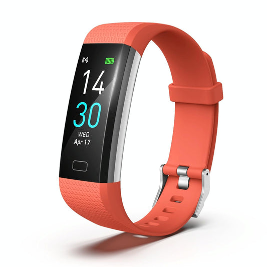 Waterproof Fitness Tracker Watch With Heart Rate Monitor