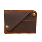 Leather Card Holder For Bank Cards Black - Dark Brown