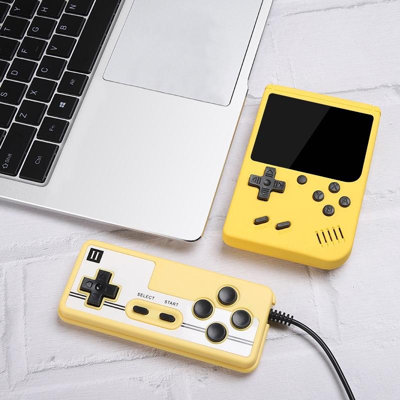 Macaron Mini Handheld Game Console With 800 Built-In Games 3.0 Inch - Green