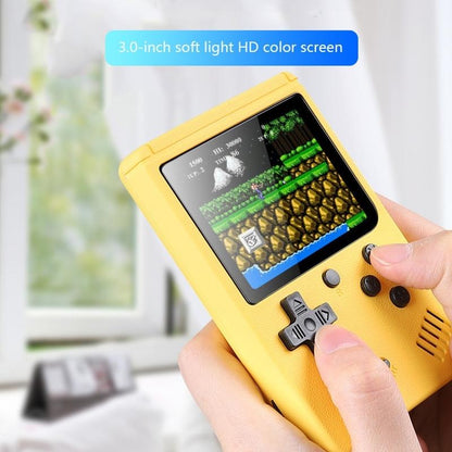 Macaron Mini Handheld Game Console With 800 Built-In Games 3.0 Inch - Green