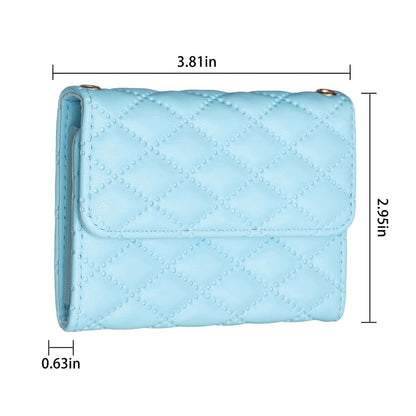 Horizontal Card Bag For Mobile Phones Sticker - Purple