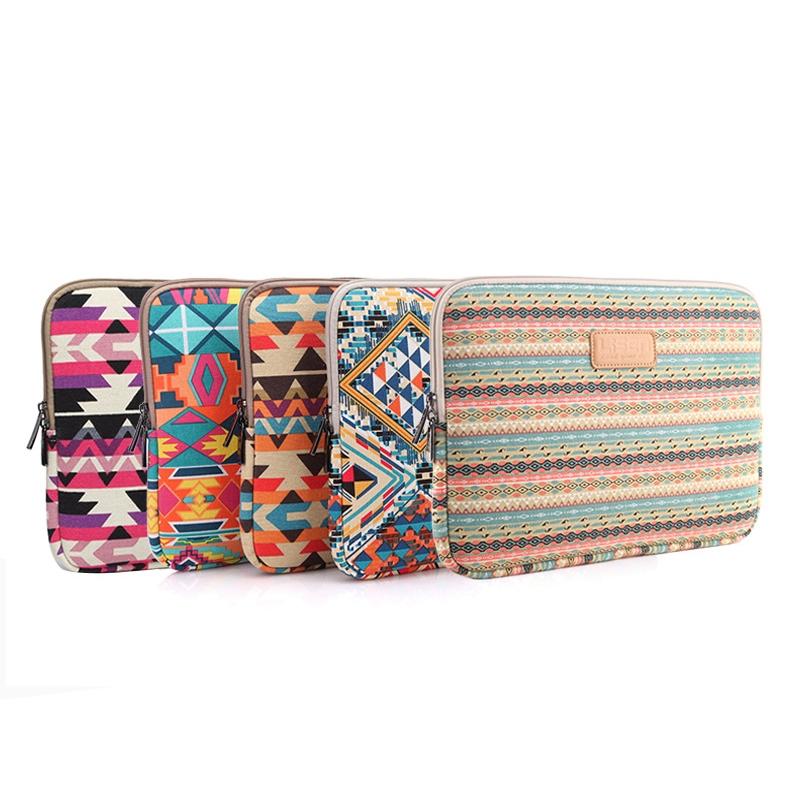 11.6 Inch Lingge Laptop Liner Bag with Stylish Pattern - Light Green Diamond Grid