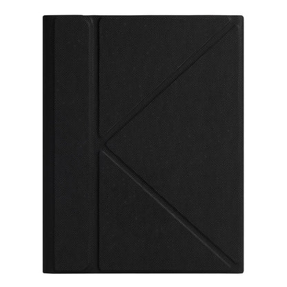 Bluetooth Keyboard Leather Case For Ipad 9.7 - Triangle Holder & Pen Slot - Gradient Blue Pink
