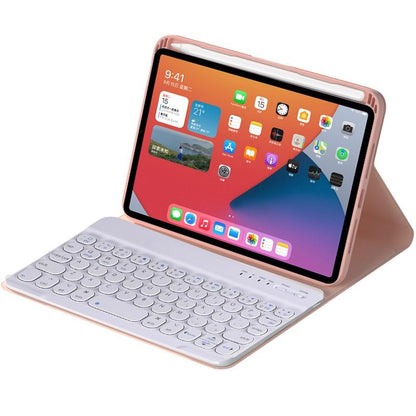 Detachable Bluetooth Keyboard Leather Case For Ipad Mini 6 With Holder - Mint Green
