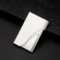 Stainless Steel Business Card Case Large Capacity - Oracle White
