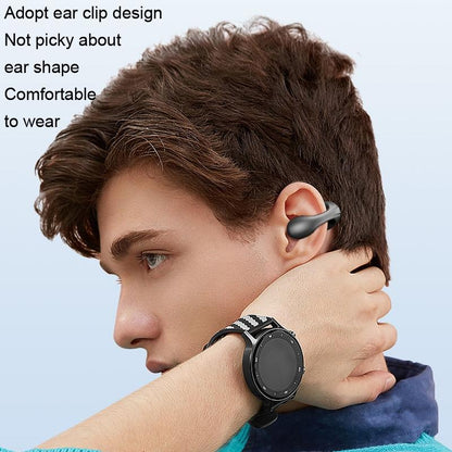 Wireless Dual Ear Bone Conduction Bluetooth Earphones - Mini Sport Clip - Pink