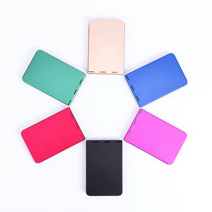 Aluminum Driver License Box Multifunctional Credit Card Storage - Golden
