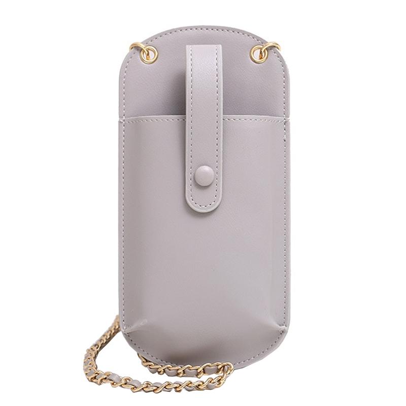 Compact Cell Phone Crossbody Bag - Black