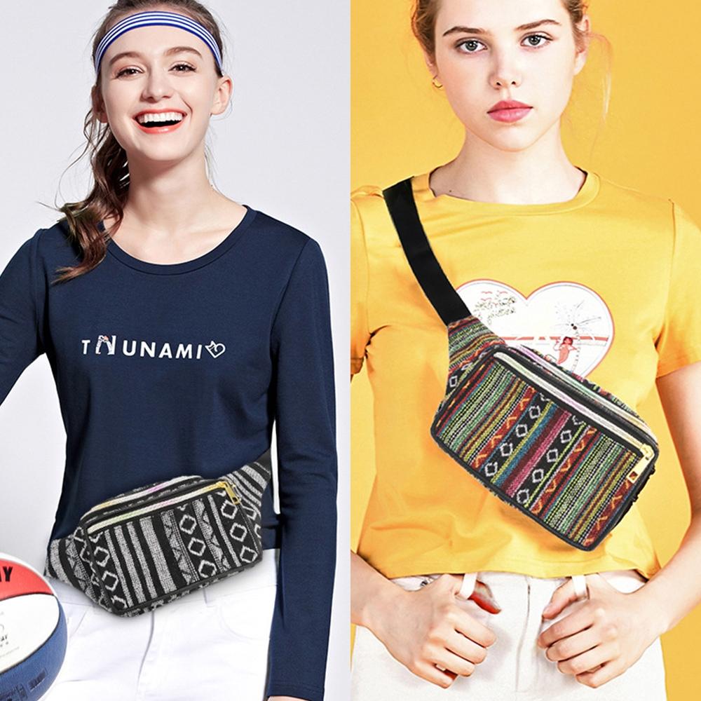 Boho Ethnic Style Waist Bag 34 X 15Cm - Style-E