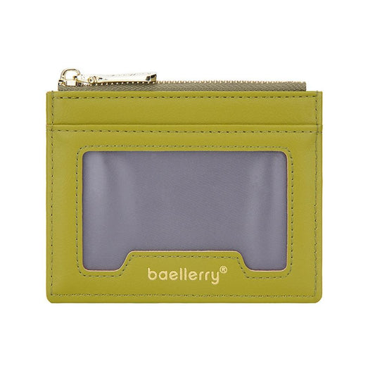 Light & Thin Card Bag Multifunctional Coin Purse - Yellow Green