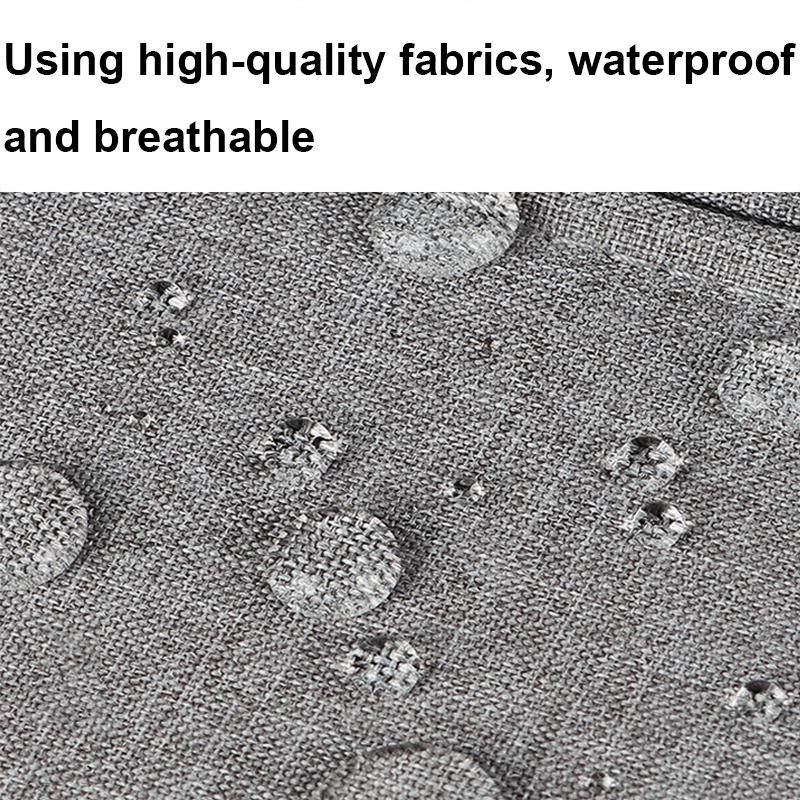 13.3 Inch Waterproof Laptop Handbag With Shock-Absorbing Capacity - Deep Sky Gray