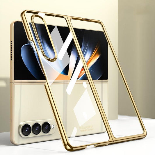 Electroplated Full Coverage Case for Samsung Galaxy z Fold 4 - Gold