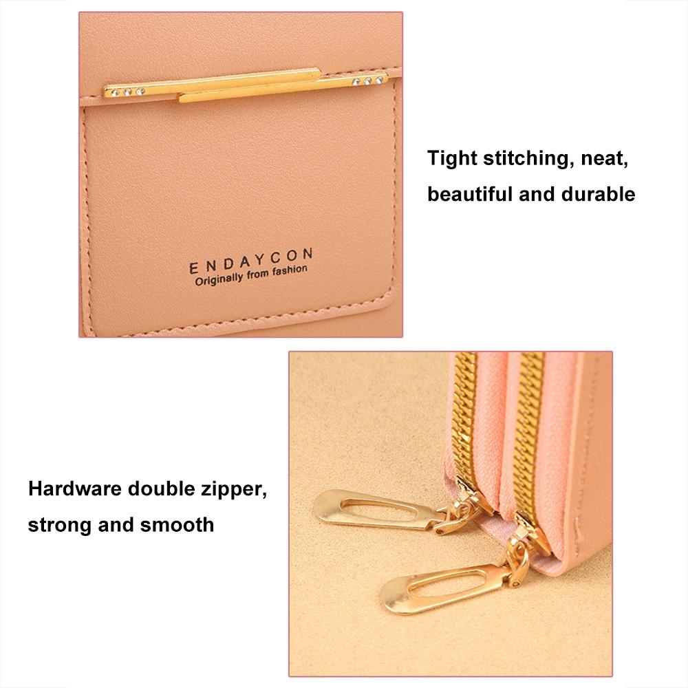 Multifunctional Touch Screen Crossbody Bag - Light Pink