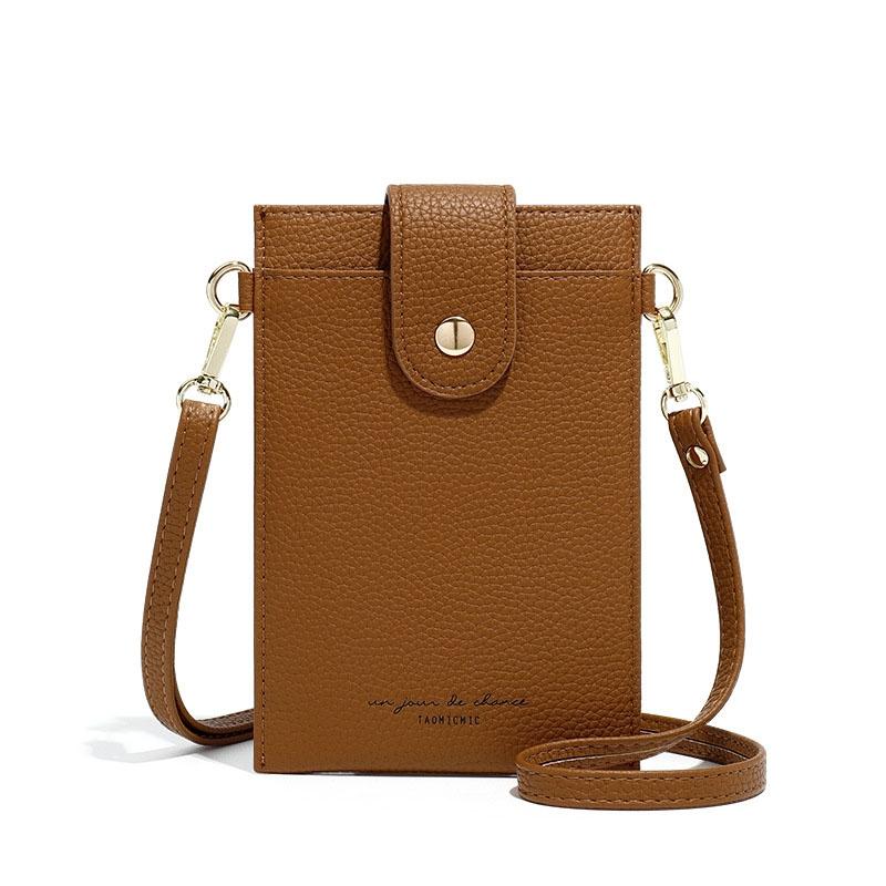 Stylish Thin Messenger Bag For Women - Green