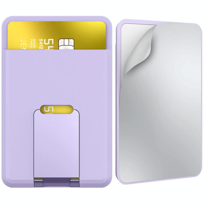 Universal Mobile Phone Card Holder Organizer Bag - Purple