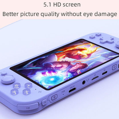 Portable Dual-Handle Game Console - Rg3000 - Yellow