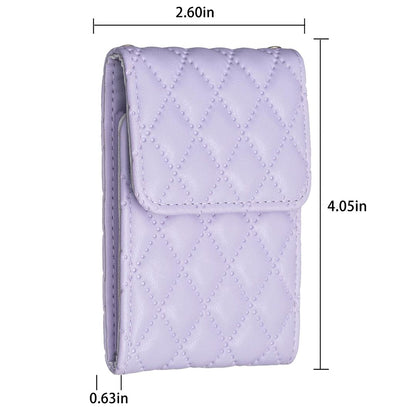 Vertical Card Bag For Mobile Phones Sticker - Purple
