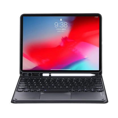 Detachable Bluetooth Keyboard Leather Case For Ipad Air 4 / 5 With Touch Control And Skin Feel Texture - For Ipad Air 4 10.9 2020 / Air 5 10.9 2022