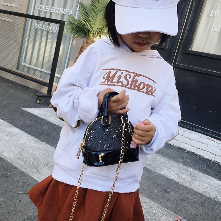 Mini Leather Shoulder Bag For Girls Cute & Compact - Silver