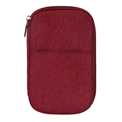 Multi Function Travel Storage Bag For Passports - Olive