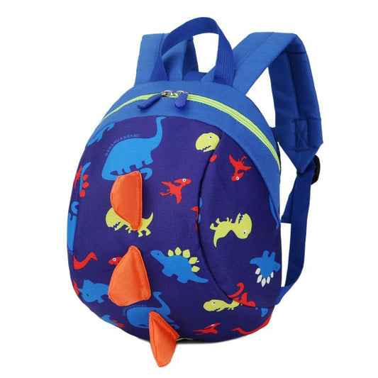 Durable Dinosaur Backpack For Kids - Lost Proof - Dark Blue