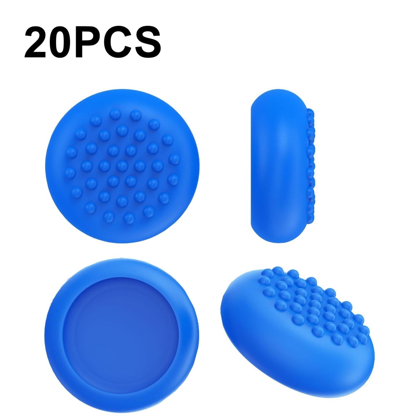 20-Piece Silicone Vr Handle Covers For Meta Quest 2 - Enhance Your Gaming Experience - Black