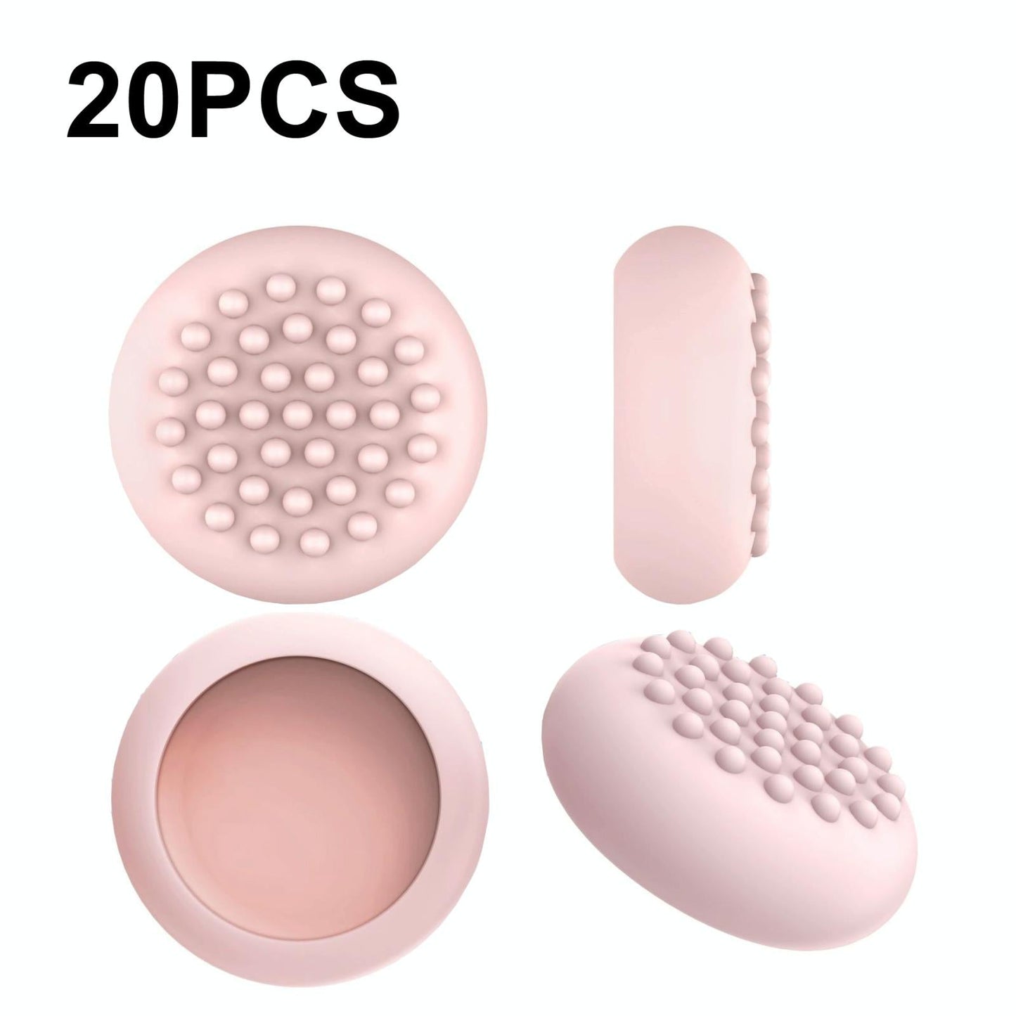 20-Piece Silicone Vr Handle Covers For Meta Quest 2 - Enhance Your Gaming Experience - Black