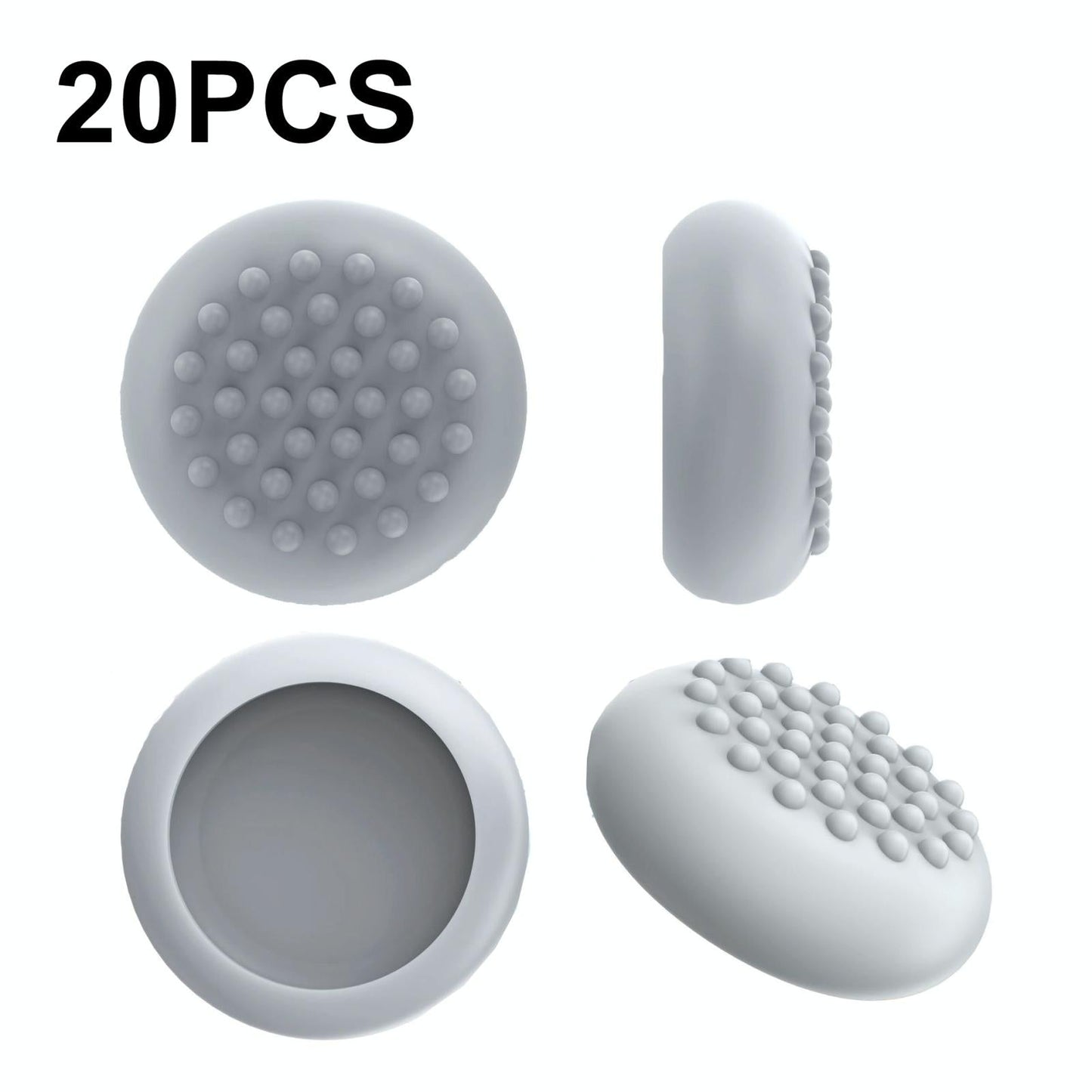 20-Piece Silicone Vr Handle Covers For Meta Quest 2 - Enhance Your Gaming Experience - Black