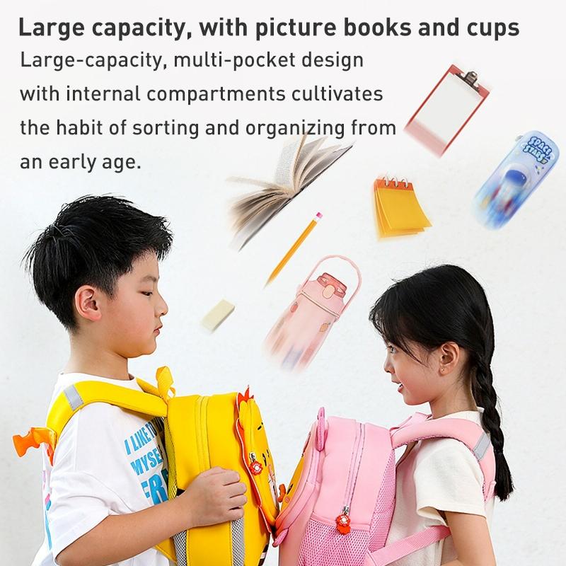 Secure Kids Backpack - Anti-Lost Design - Pig Pig Duck