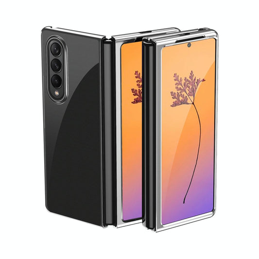 Shockproof Clear Phone Case for Samsung Galaxy z Fold 4 - Silver